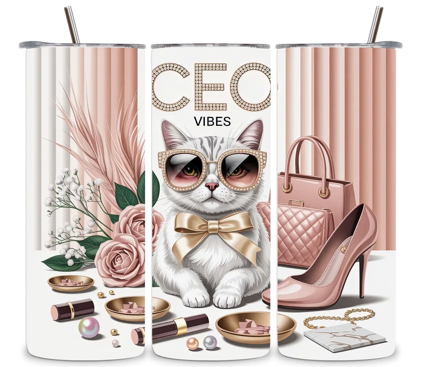 Cat - CEO Vibes | Tumbler 20 oz