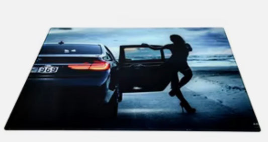 Sublimiertes Glas-Schneidebrett mit Motiv